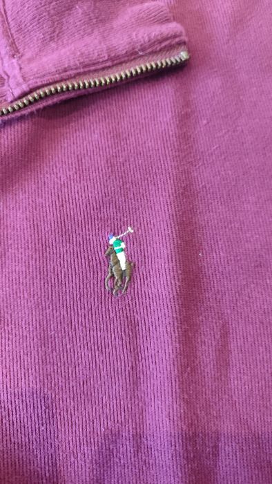 1/3 zip Polo Ralph