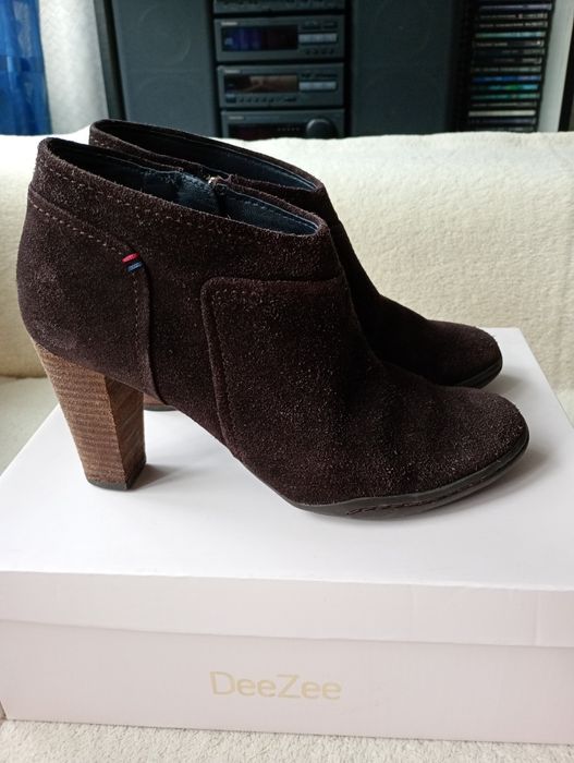 Botki Tommy Hilfiger skóra wyprzedaż