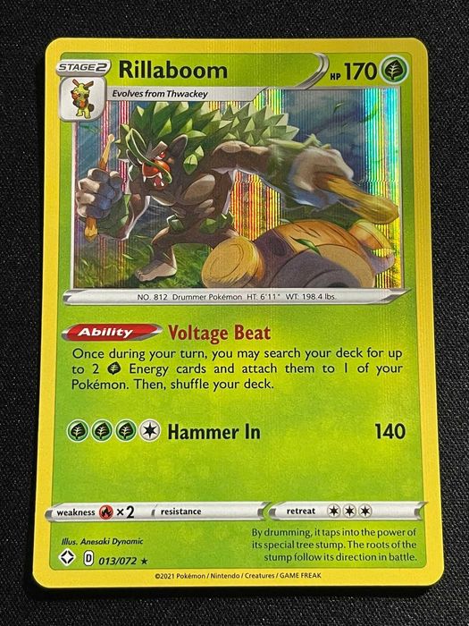 Carta Pokémon RillaBoom 13/72 Shining Fates