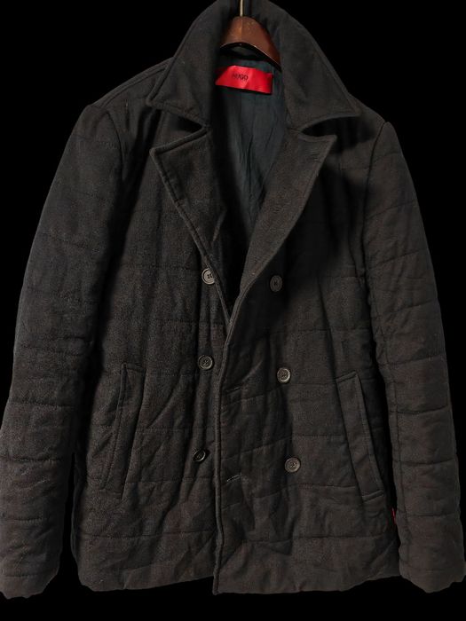 Super wełniany płaszcz Hugo Boss rozm L