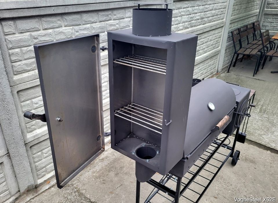 5мм! Подвійне Усилення! Мангал 4в1 - Барбекю, Коптильня, Піч під Казан