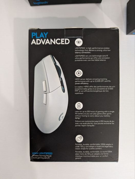 Игровая мышка Logitech g304/g305 белая, черная новые