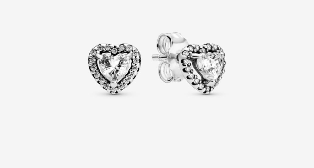 Сережки pandora гвоздики оригінал