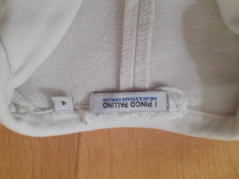 Zakiet dla dziewczynki biały rozmiar 104