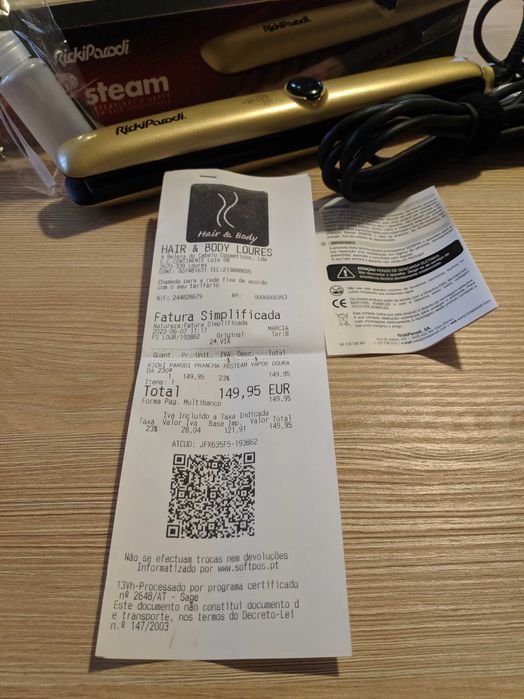 Prancha Cabelo a Vapor -  Ricky Parodi XR Steam