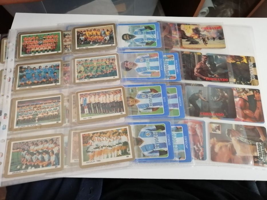 Lote de calendarios (Várias colecções completas e incompletas)