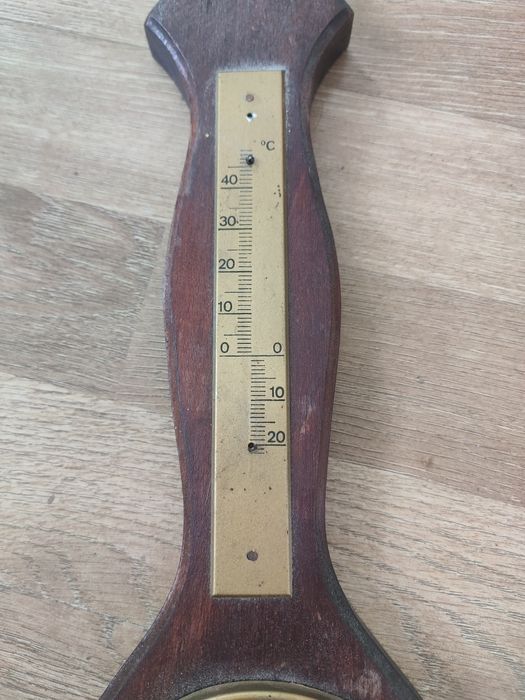 Zabytkowy termometr, barometr