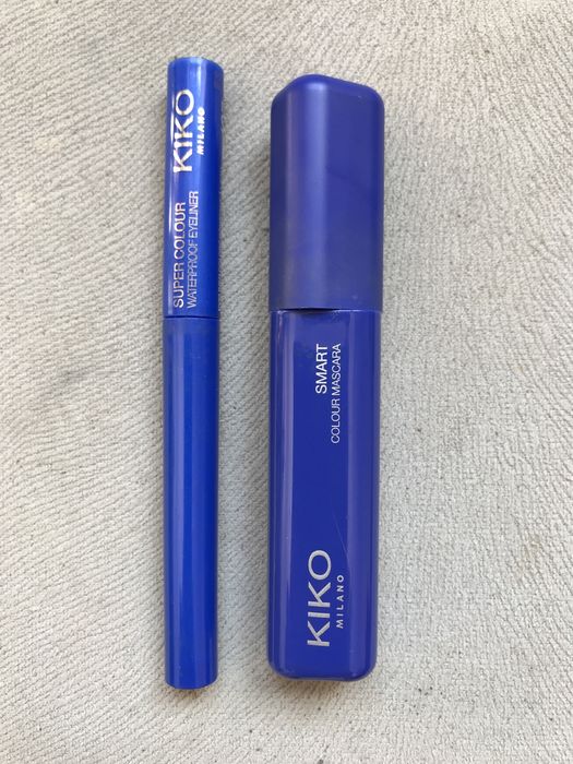 Rímel azul e rosa + eyeliner azul Kiko NOVOS