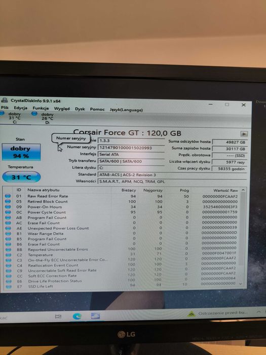 Komputer stacjonarny zestaw z monitorem 21"