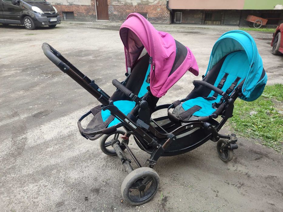 Wózek bliźniaczy rok po roku ABC Design ZOOM