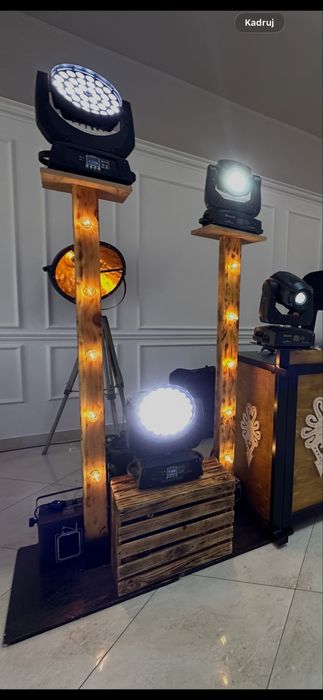 Głowa ruchoma led Flash 150 - oswietlenie sceniczne dla DJa / zespolu