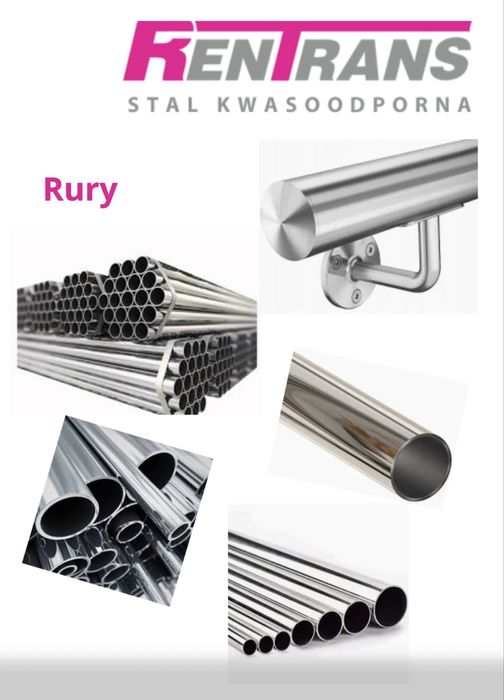 Rura inox nierdzewka profile blachy prety armatura
