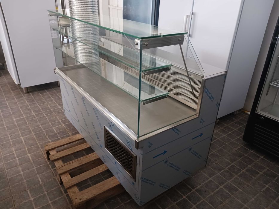 ACM1657 - Vitrine Expositora Refrigerada em Inox - SEMI-NOVA