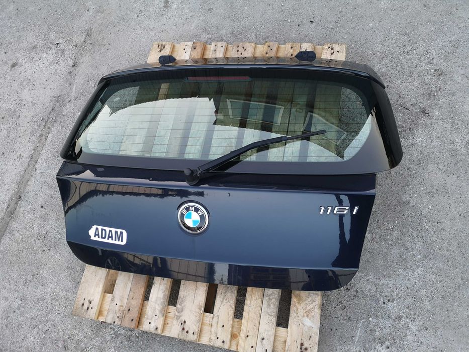 Klapa bagażnika tylna tył pokrywa bmw 1 E87 E81 MONACO BLAU METALIC w kolor