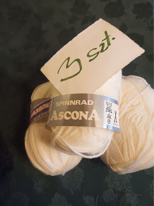 Włóczki bawełniane - zestaw