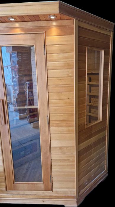 Sauna infra red infrared podczerwień narożna 2os kabina grzewcza