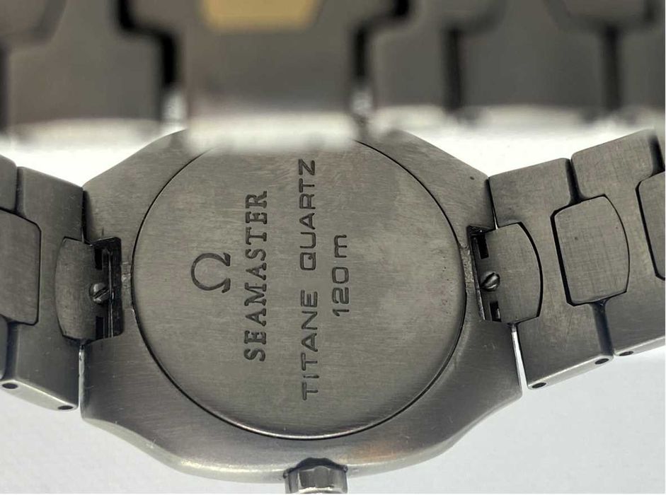 Tytanowo-Złoty 18k Zegarek „Omega Seamaster Polaris” kalendarz, Unisex