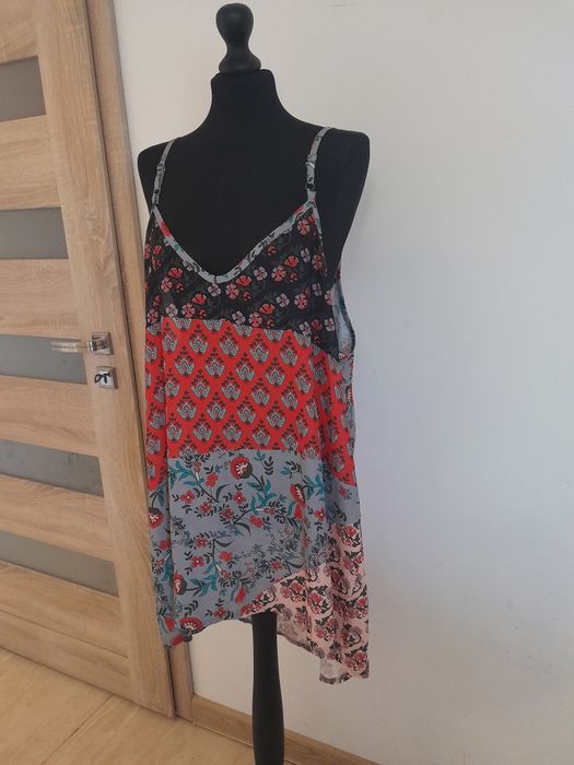Sukienka tunika narzutka na strój kąpielowy XXL 44