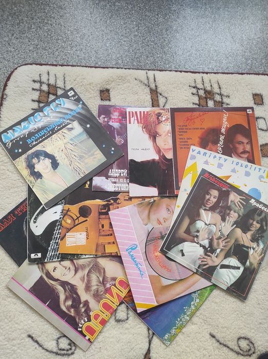 Лот 12 советских пластинок винила