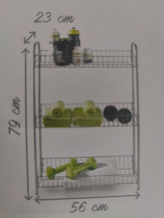 Полиця з нержавійки