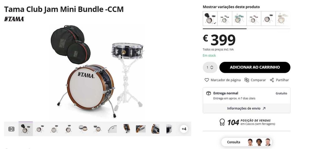 Bateria TAMA Club Jam