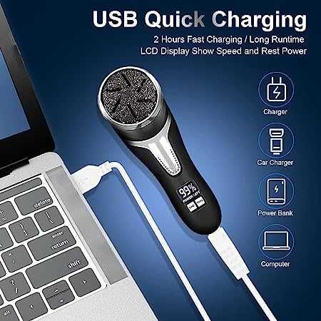 Usuwanie zrogowaciałego naskórka USB