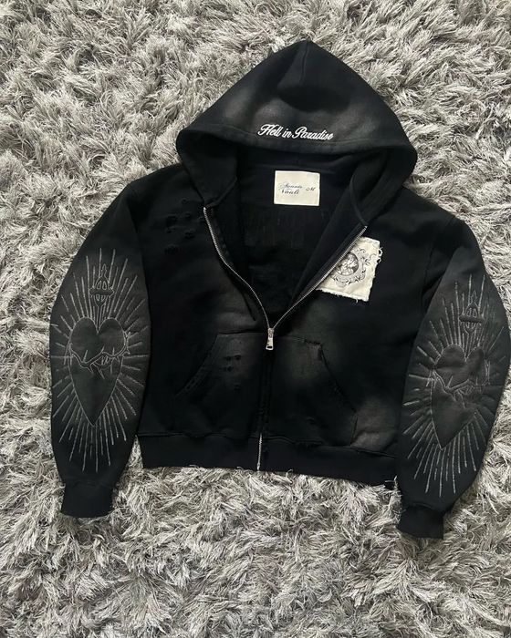 Zip-hoodie Chrome Hearts /opium /y2k