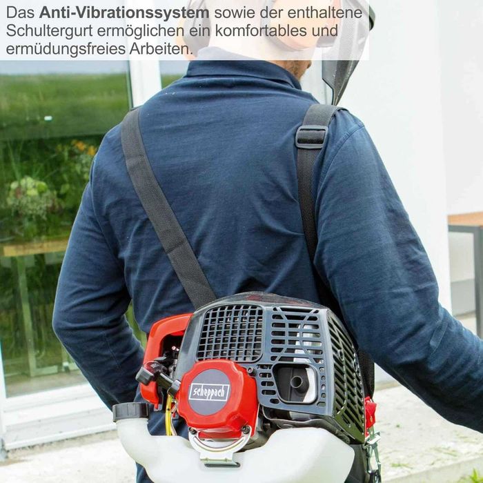 Бензинова газонокосарка 2 в 1 Scheppach BCH5200PB – тример