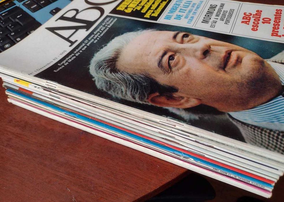 Antigas Revistas ABC 1982 e 84 - 15 unidades