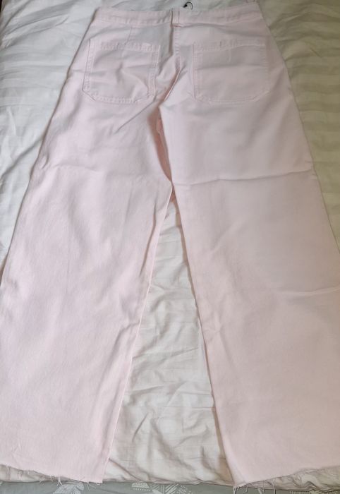Spodnie Zara rozmiar 36, S, pudrowy róż