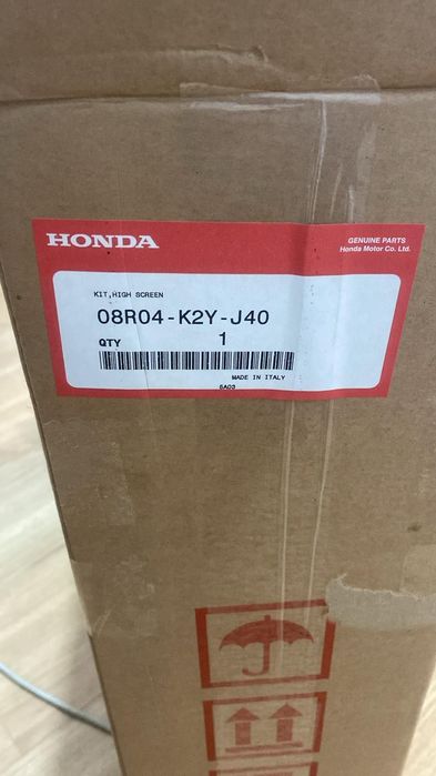 Viseira para -brisas para mota, ainda embalada