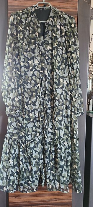 Sukienka Takko Fashion rozm.36, khaki, moro