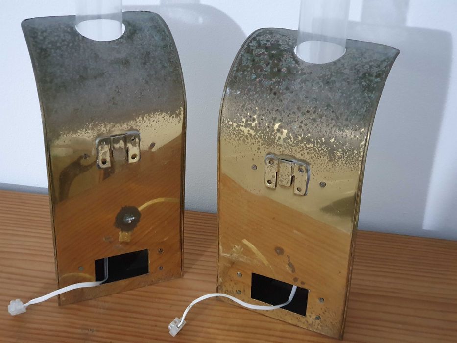 Apliques de parede em latão