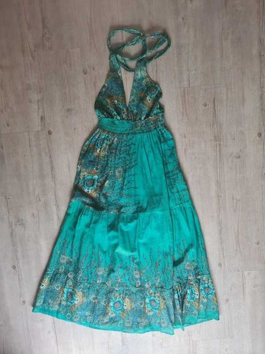 Vestido comprido de verão da Purple