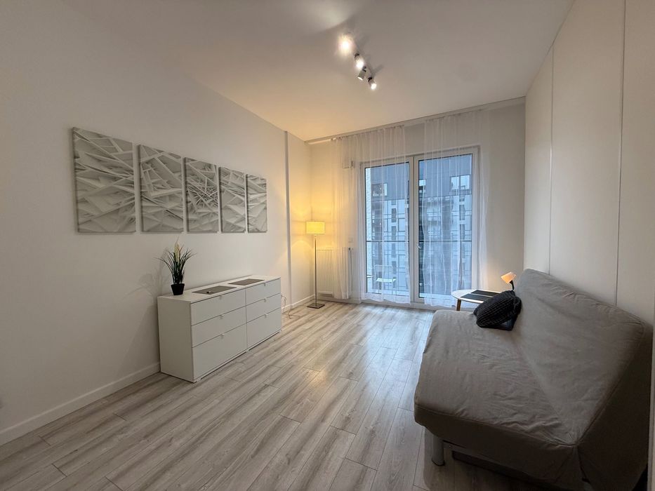 Kameralne Studio w prestiżowym Apartamentowcu Okopowa 59a