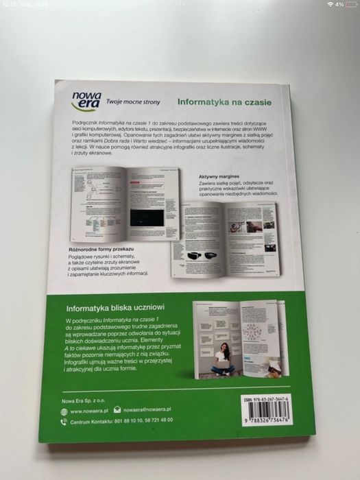 Podeecznik Informatyka na czasie 1 Niwa Era zakres podstawowy