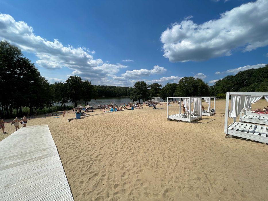 Domek 4 os. w lesie nad jeziorem k. Płocka (Grabina)