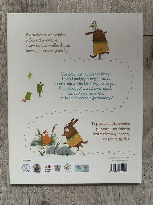 Książka Szczęśliwy płaszcz koziołka Tom Percival