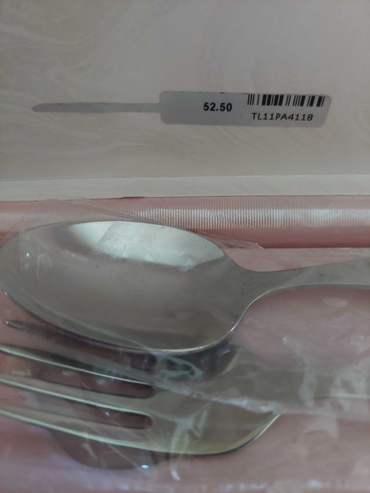 Moldura infantil em prata de Lei