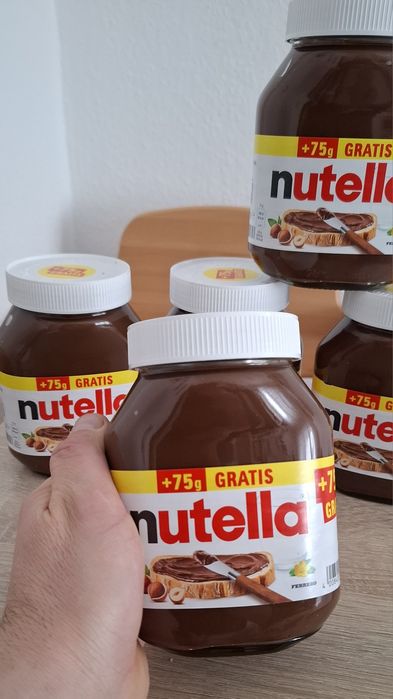 Nutella 850 g  5 słoików Cena 145 zł