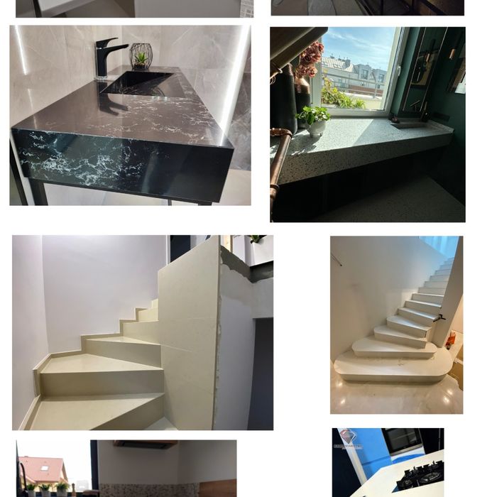 Blaty kamienne na wymiar – kuchnia i łazienka | Granit • Konglomerat