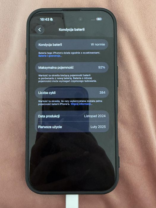 Iphone 16 swietny stan gwarancja