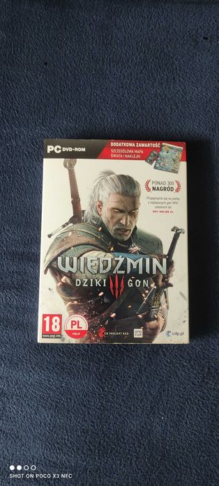 Wiedźmin 3 PL. 4 Płyty. Stan idealny