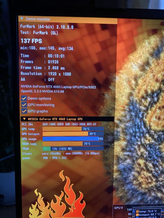 Asus Tuf gaming A15 RTX 4060 Ryzen 7 7435HS