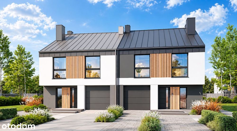 Nowoczesny bliźniak 140 m² | Pełne piętro + duże poddasze