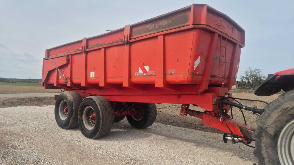 Przyczepa skorupowa wywrotka rolnicza tandem skorupa Gilibert 15t