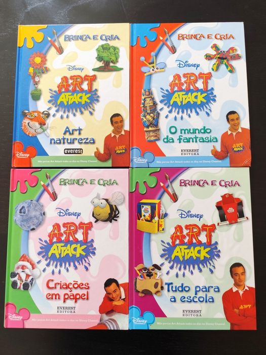 Lote de 4 Livros Disney - Art Attack