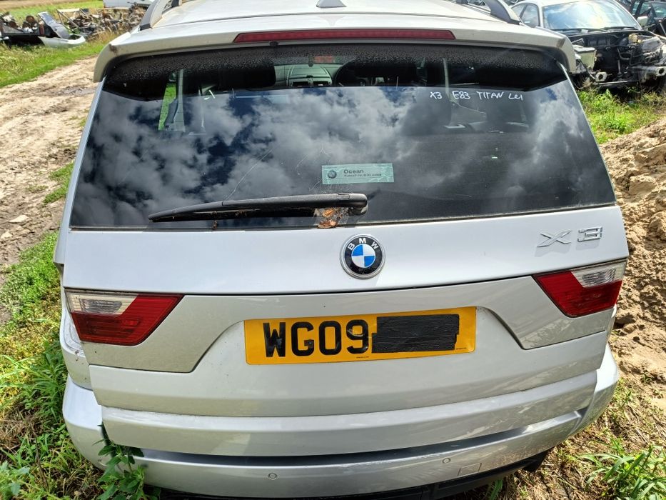 Klapa tył BMW X3 e83 TITANSILBER METALLIC 354 LCI Srebrna Ładna Wysyłk
