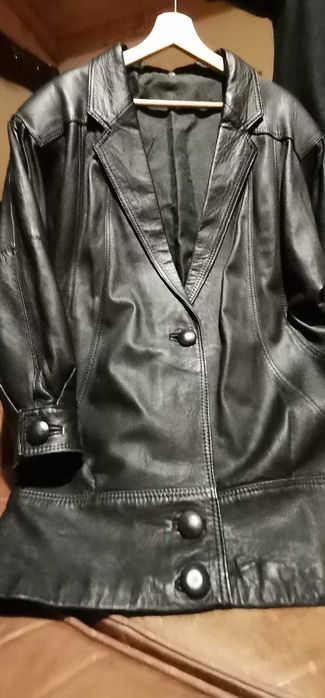 Casaco Vintage em pele