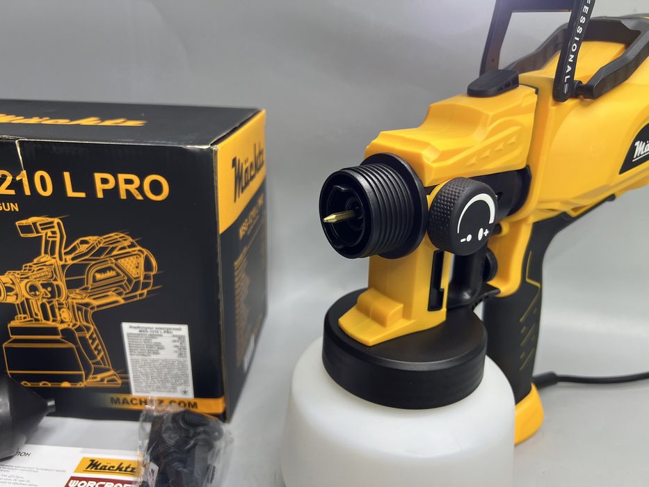 Краскопульт электрический Machtz MSG‑1210L PRO Медные форсунки